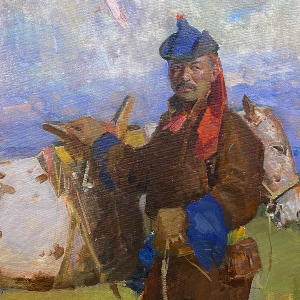 Всадник в синей шапке