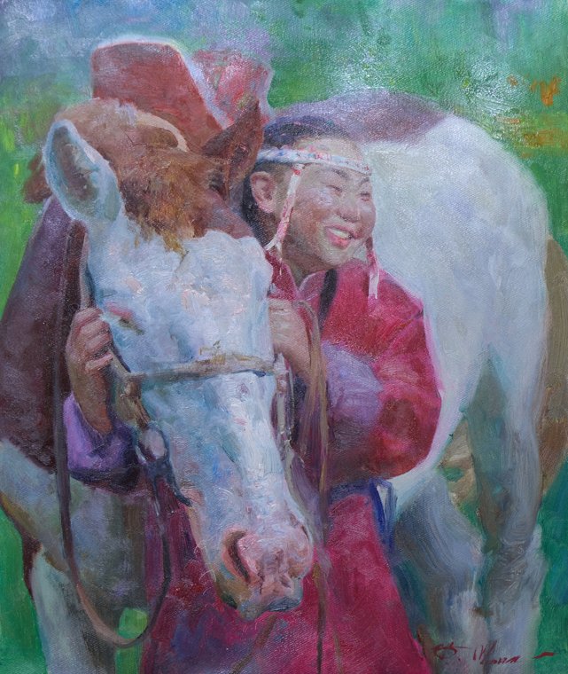 Boy with a horse