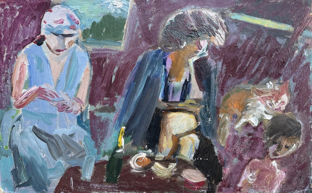 Лена и Орина с Ларисой Тростян